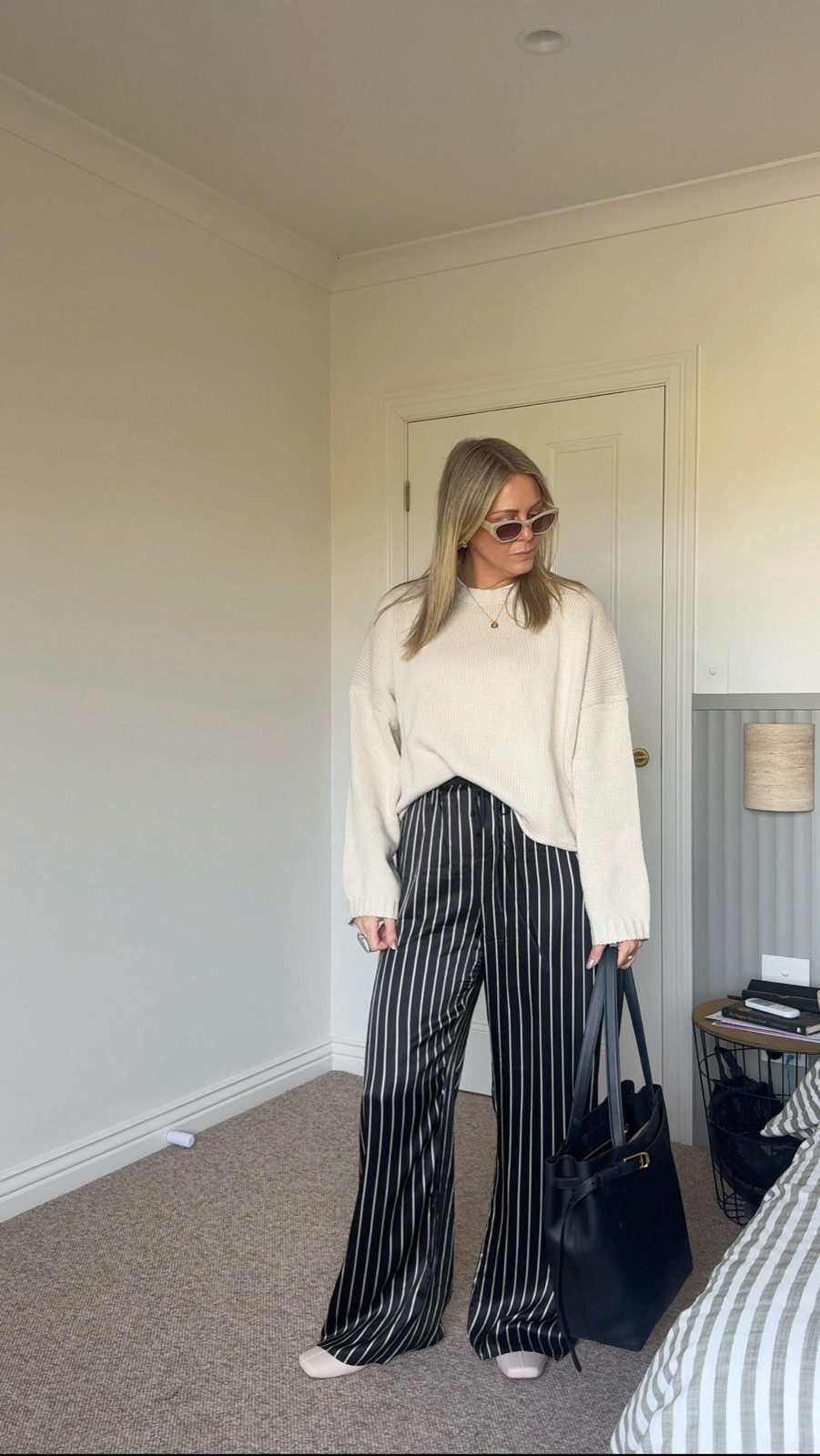 Knit weather is here! This is a perfect option if you like a more cropped, boxy fit (without the fluff!). I’m in a medium in the knit and few and a 14 in the pants x

#LTKautumn #LTKaustralia #LTKstyletip
