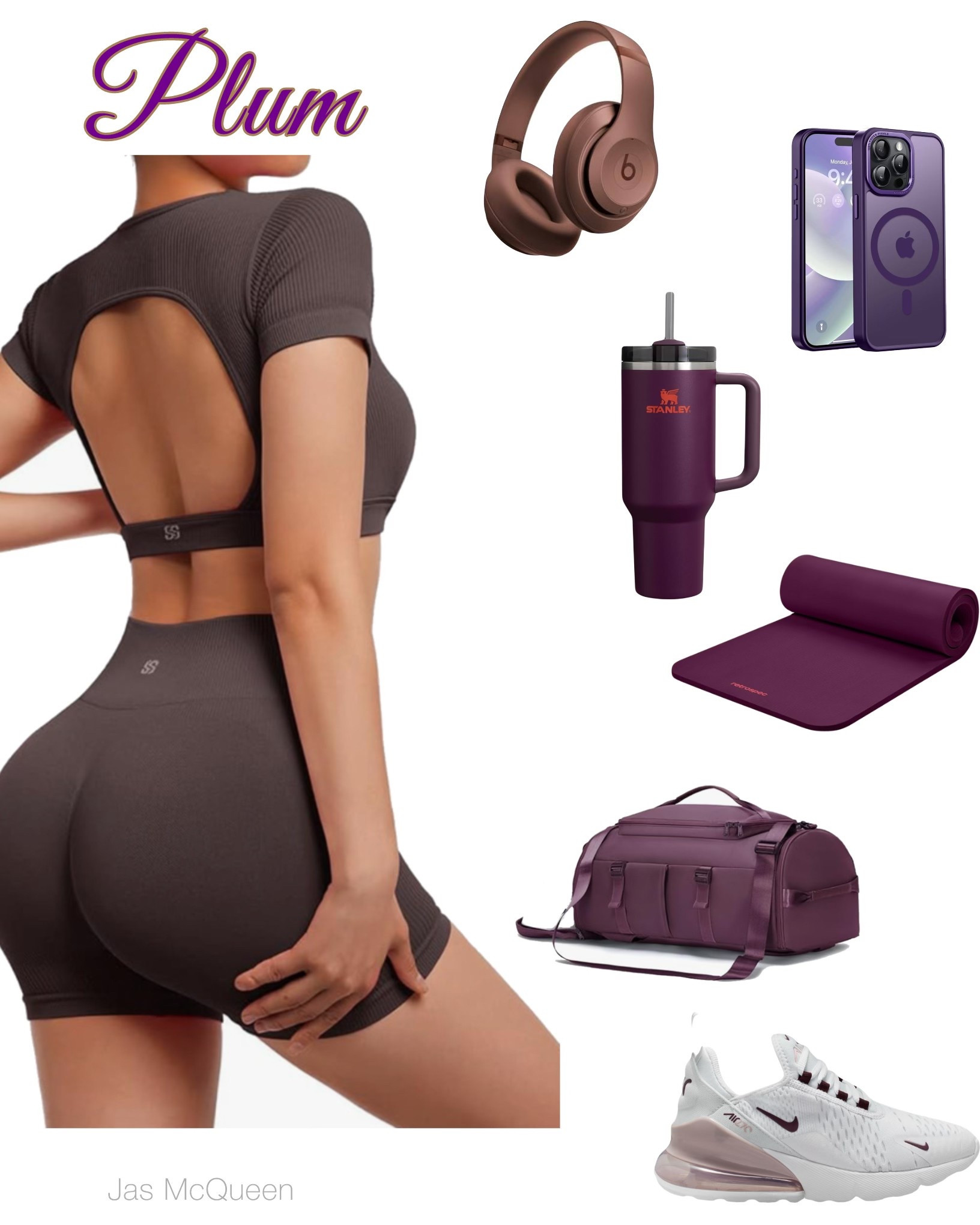 Plum Berry Gym Set Spring Outfit 

#LTKActive #LTKStyleTip #LTKShoeCrush