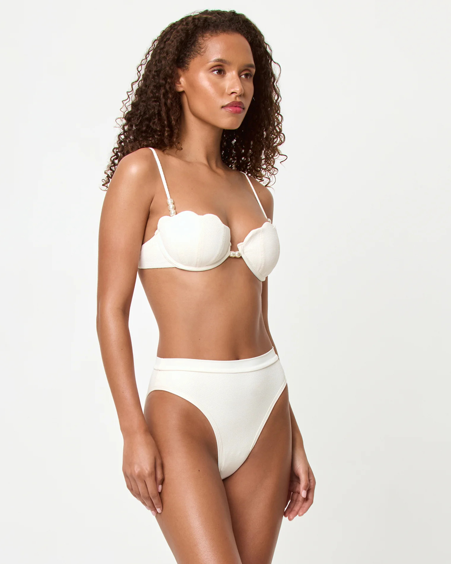 Frenchi Bikini Bottom - Cream | L*Space