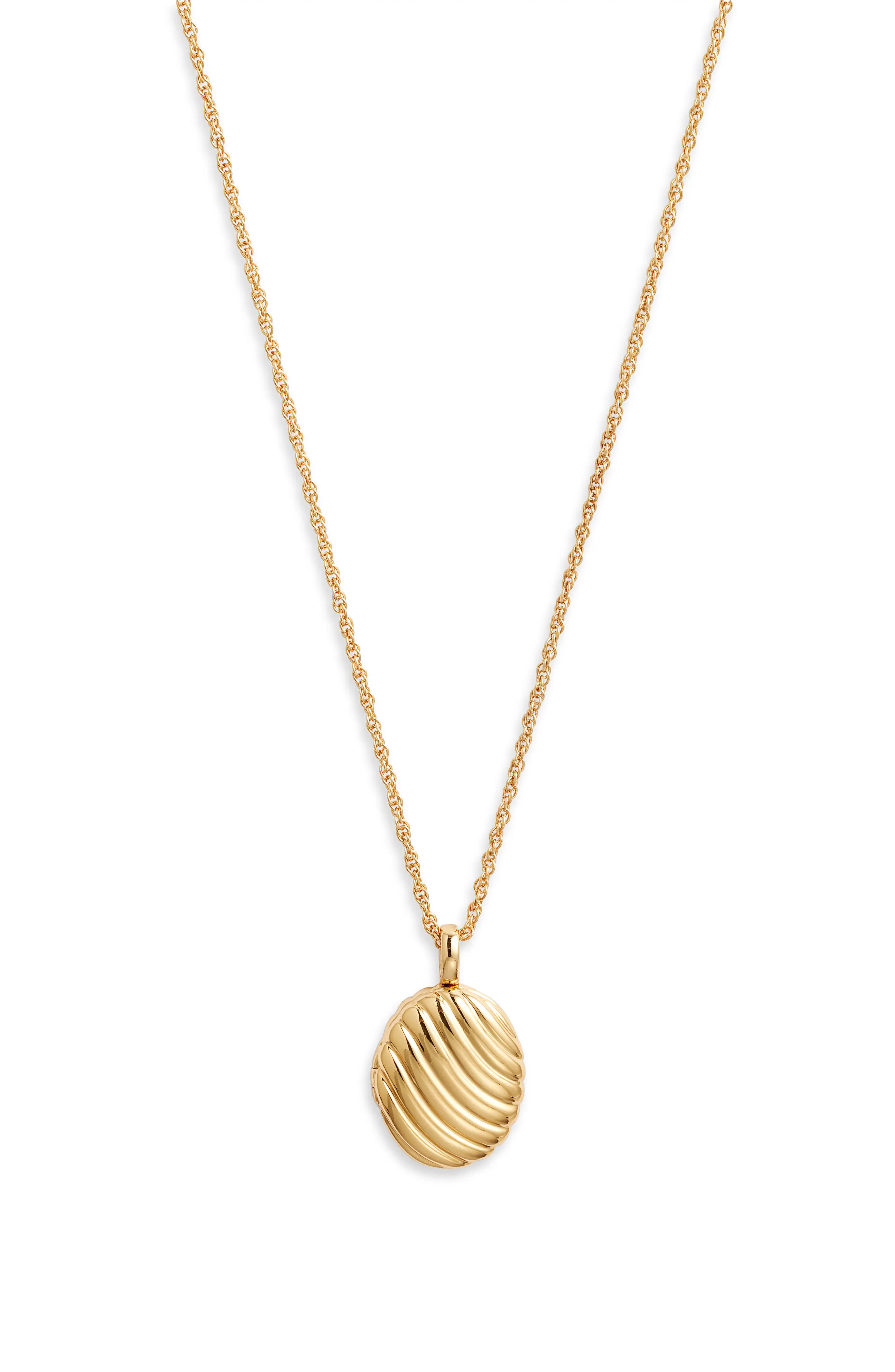 Demi Fine Textured Locket Necklace (Women) | Nordstrom | Nordstrom