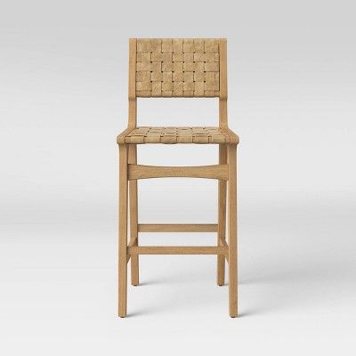 Ceylon Woven and Wood Barstool - Threshold™ | Target