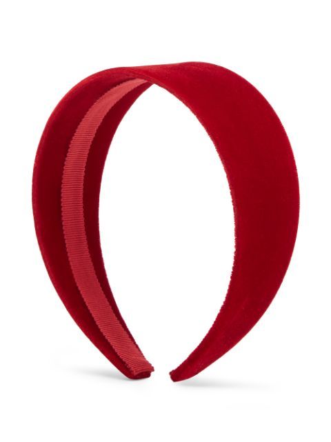 Lesly velvet headband | Farfetch Global