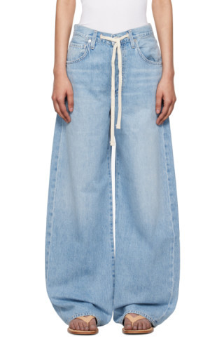Blue Brynn Drawstring Jeans | SSENSE
