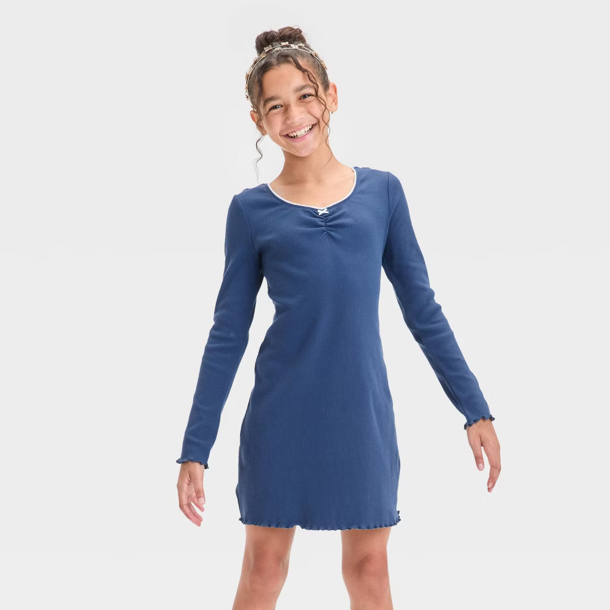 Girls' Long Sleeve Knit Dress - art class™ | Target