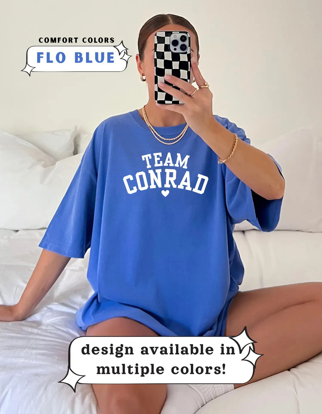 Team Conrad Tee | the Summer I Turned Pretty | Unisex Comfort Colors 1717 Tshirt | Team Belly Jer... | Etsy (Global)