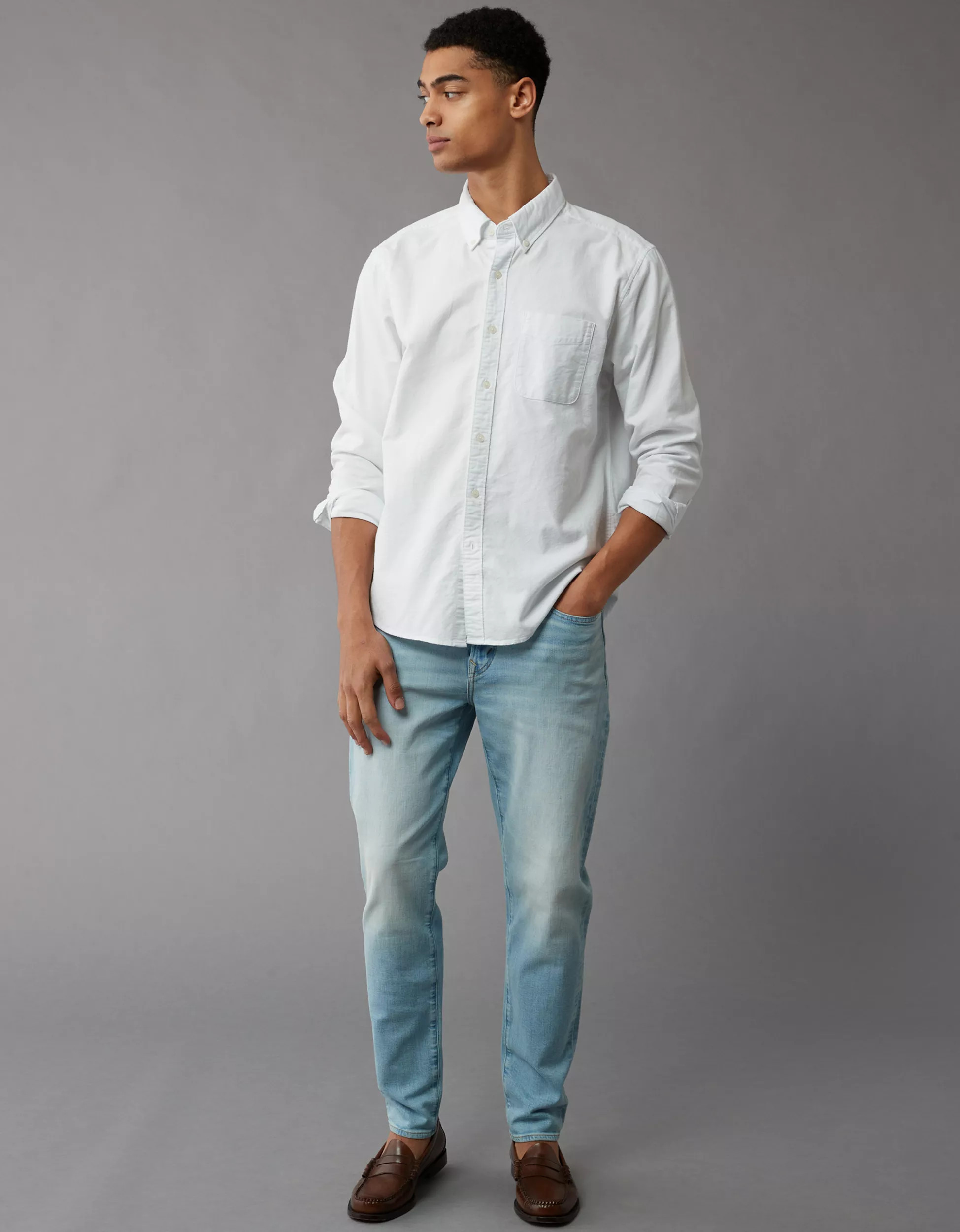AE AirFlex+ Relaxed Slim Jean | American Eagle Outfitters (US & CA)