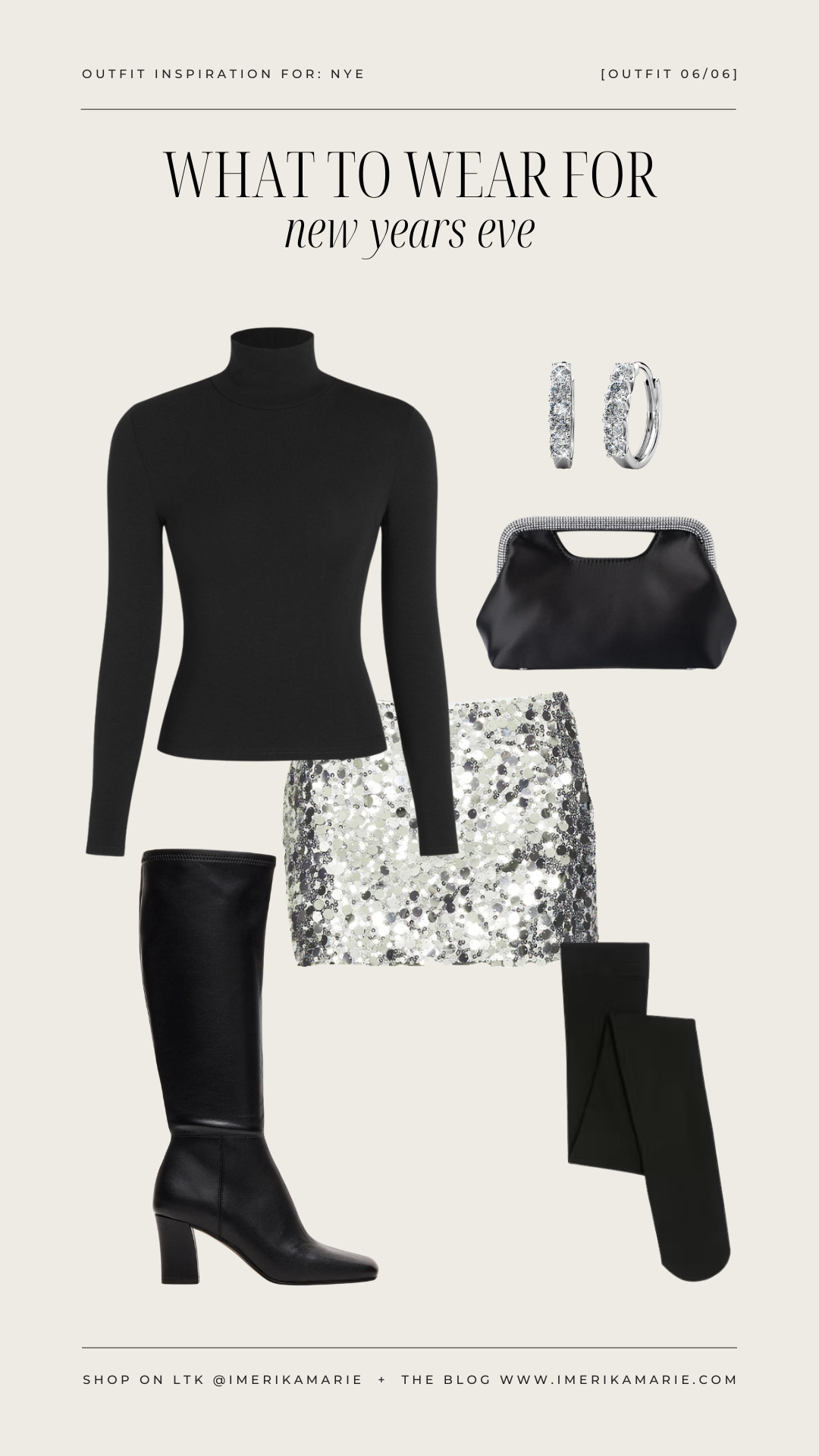 what to wear for new years eve. new years eve outfit. nye outfit. sparkling skirt. silver skirt. knee high boots. tights.  

 

#LTKHoliday #LTKootd #LTKPetite