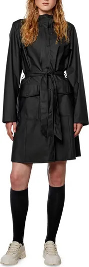 Rains Curve Waterproof Belted Jacket | Nordstrom | Nordstrom