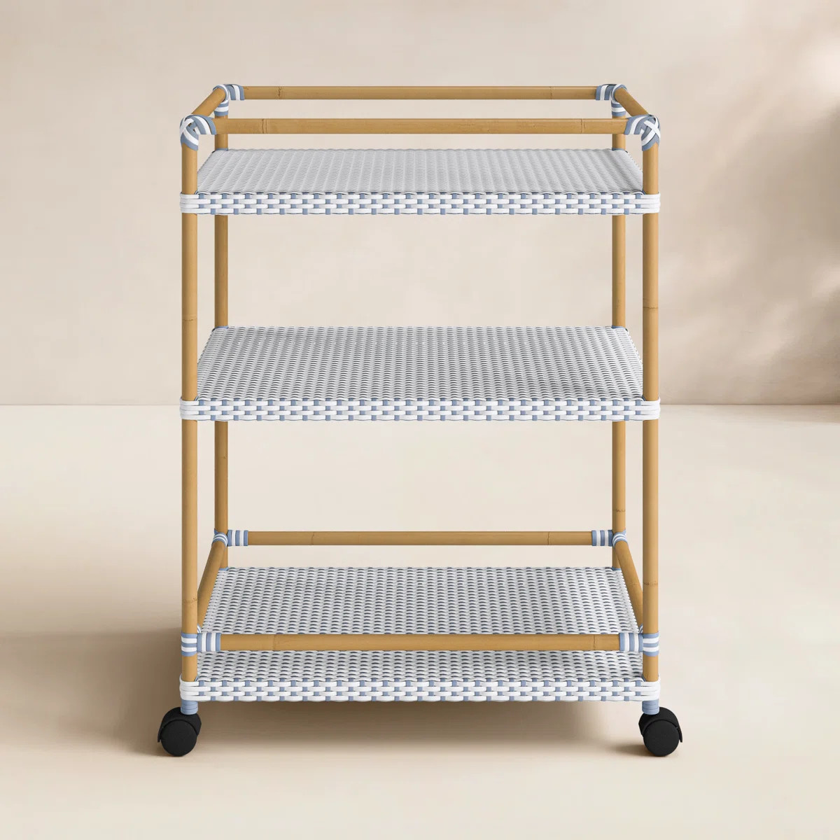 Ellie Bar Cart with Metal Outer Material | Wayfair North America