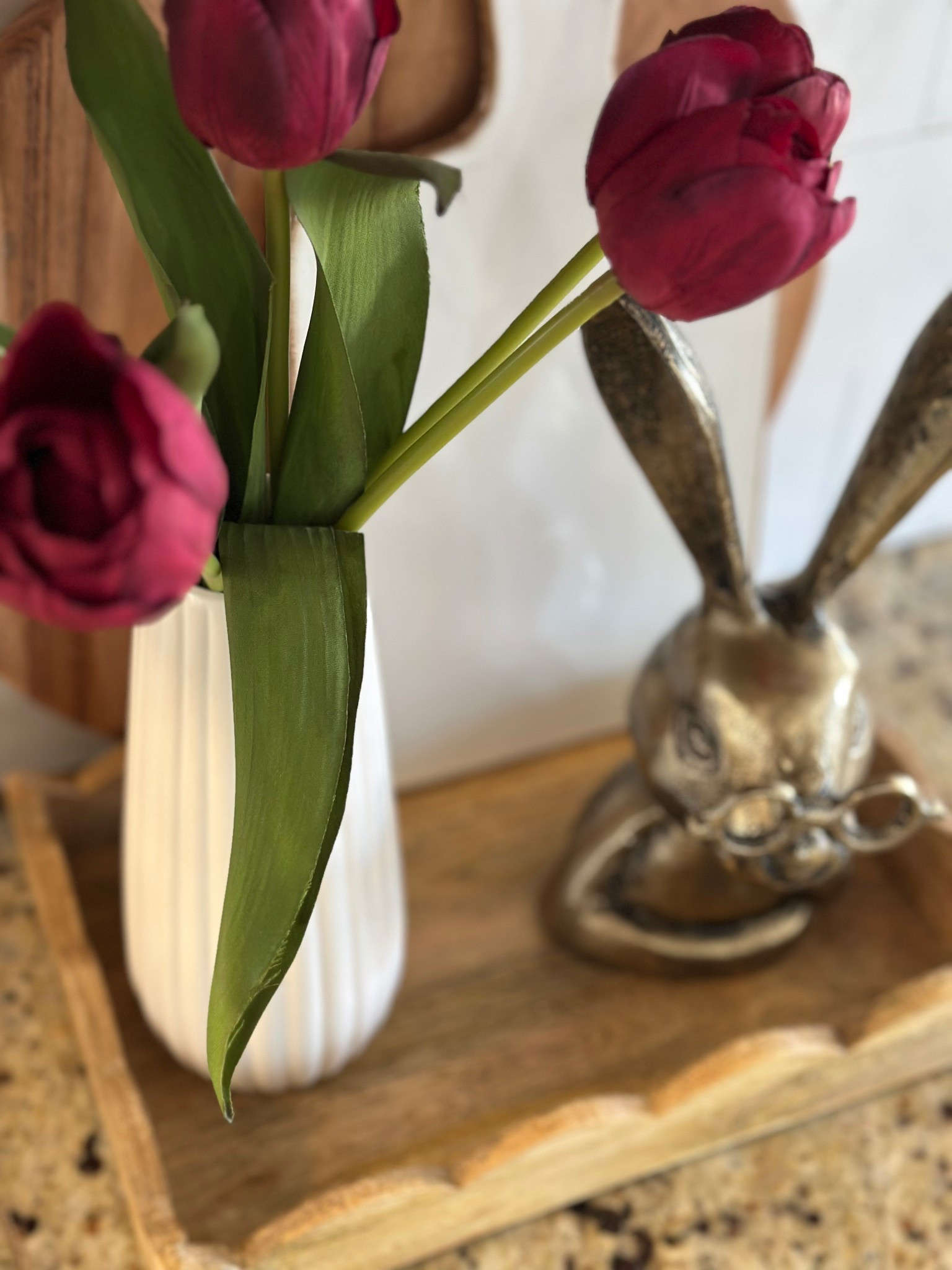 Bring effortless elegance into your space 🌷
Our Real Touch Hybrid Tulip Bundle delivers the lush, peony-like beauty you love with soft, lifelike petals that look and feel real—minus the upkeep. Perfect for styling vignettes, centerpieces, or adding a luxe touch to any room all year long.

✨ 13” stems
✨ 6 stems per bundle
✨ Multiple colors available (sold separately)

👉 Tap to shop now and elevate your décor instantly
💗 Follow me for more beautiful, hand-picked décor finds you’ll love 

#homedecorfinds #luxehomedecor #springdecor #fauxflorals #shopmyfinds


#LTKHome #LTKSeasonal