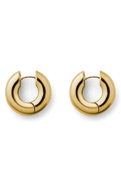 Éliou Devon Hoop Earrings in Gold Plated at Nordstrom | Nordstrom