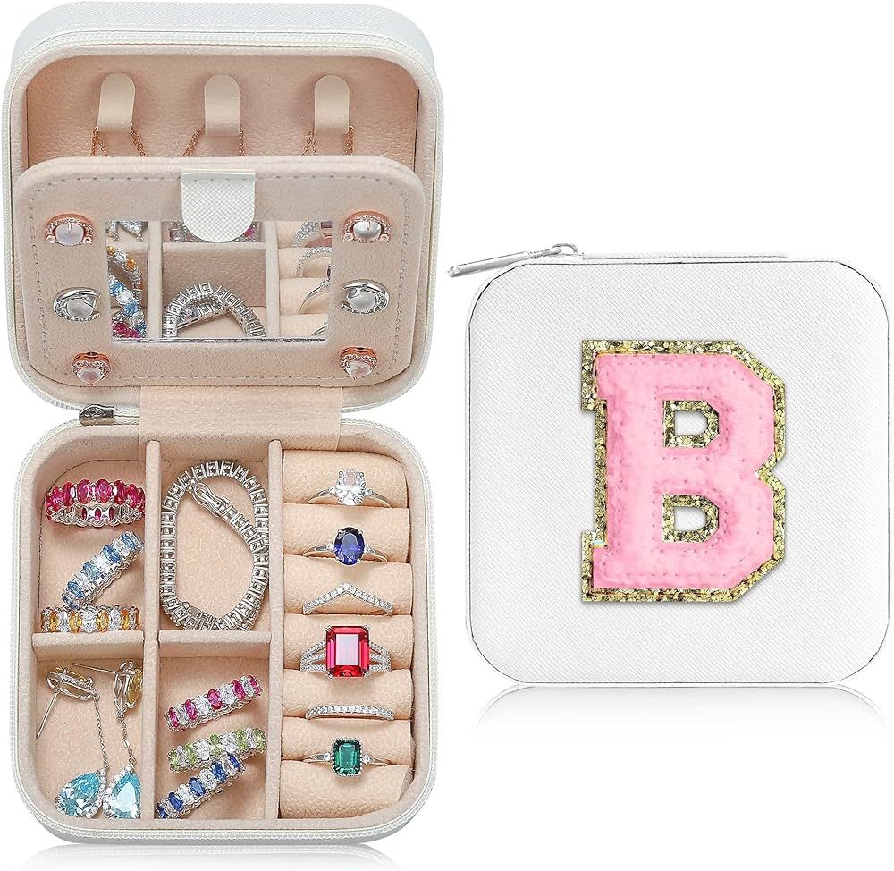 Parima Teen Girl Gifts Trendy Stuff for Girls, White Jewelry Box for Girls Jewelry Box | Travel M... | Amazon (US)