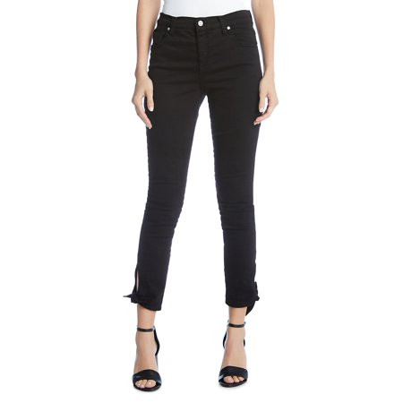 Cropped Tie-Hem Jeans | Walmart (US)