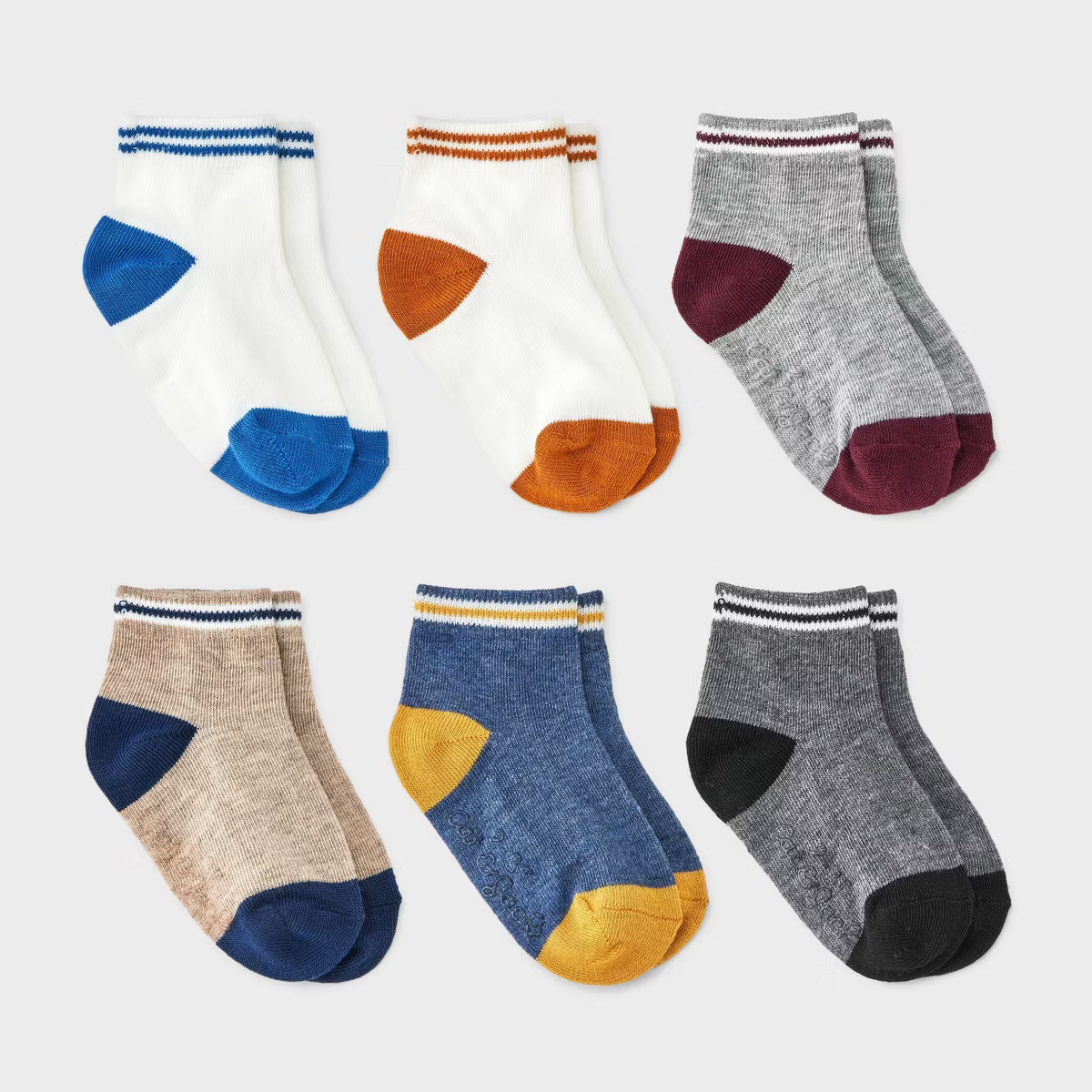 Toddler Boys' 6pk Colorblock Ankle Socks - Cat & Jack™ | Target