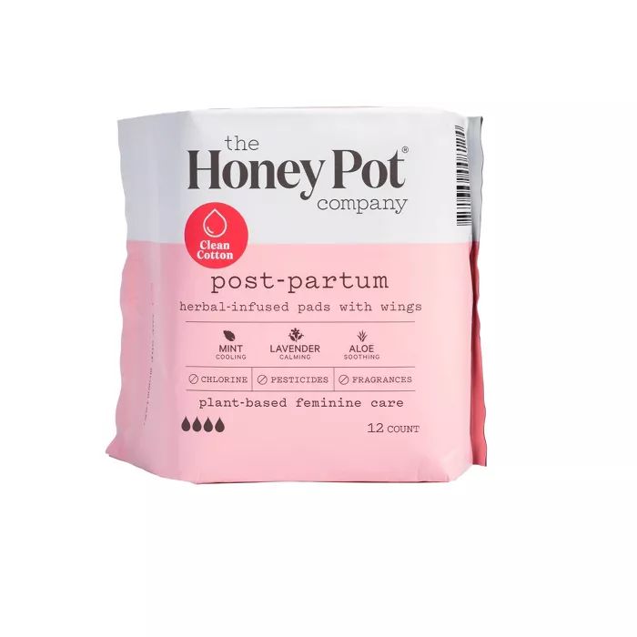 The Honey Pot Postpartum Herbal Pads - 12ct | Target