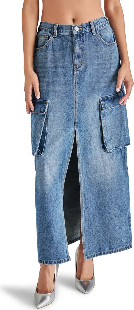 Benson Denim Cargo Maxi Skirt | Nordstrom