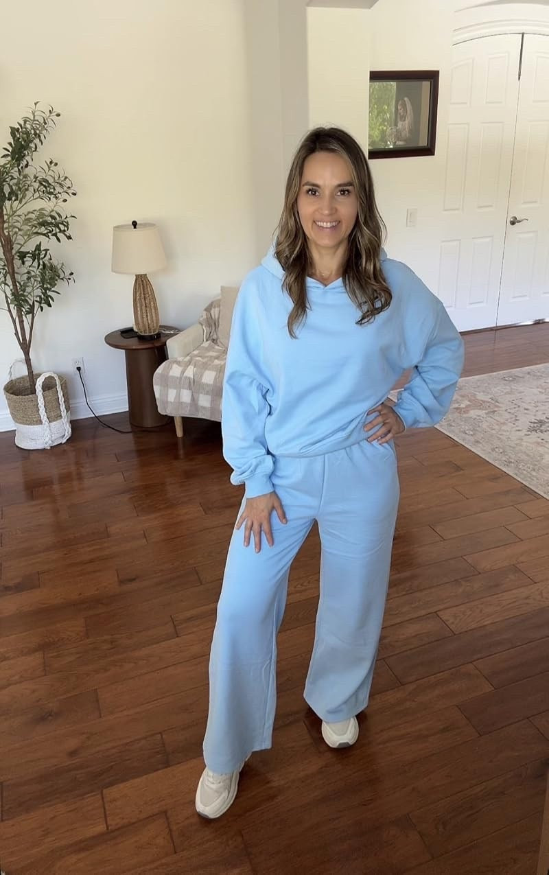 The Comfiest Blue Tracksuit Set for Women 💙 | Casual Airport Outfit, Travel Style & Everyday Loungewear

Looking for the perfect matching sweatsuit? This soft blue hoodie and wide-leg sweatpants set is effortlessly chic, comfortable, and easy to style. Whether you're heading to the airport, running errands, grabbing coffee, or relaxing at home, this cozy two-piece outfit gives you that elevated casual look. Pair it with white sneakers for a clean, minimalist aesthetic that's perfect for every season. Save this pin for your next comfy outfit inspiration!


#Tracksuit #MatchingSet #Loungewear #AirportOutfit #CasualStyle #ComfyFashion #Athleisure #AmazonFashion #TravelOutfit #EverydayStyle #Sweatsuit #BlueOutfit #WideLegPants #CozyStyle #PinterestFashion