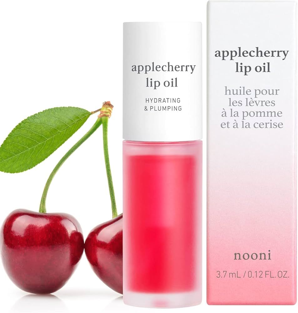NOONI Korean Lip Oil - Applecherry | with Apple Seed Oil, Lip Stain, Moisturizing, Glowing, Revit... | Amazon (US)