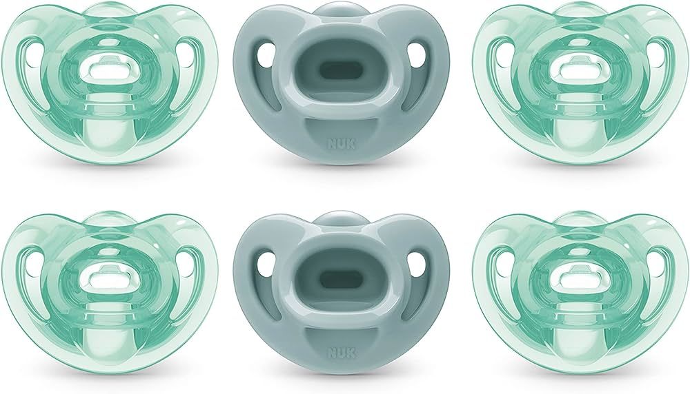 NUK Comfy Pacifiers, 6-18 Months, 6 Pack | Amazon (US)