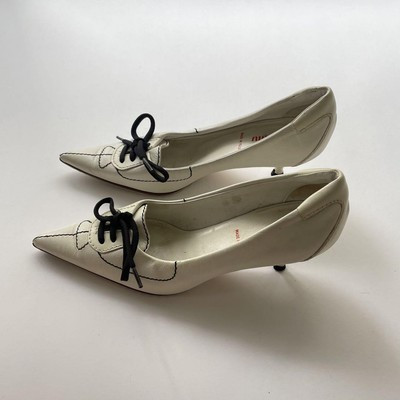 Miu Miu Vintage Miu 00S Kitten Heels Leather Size 35 Women'S  | eBay | eBay CA