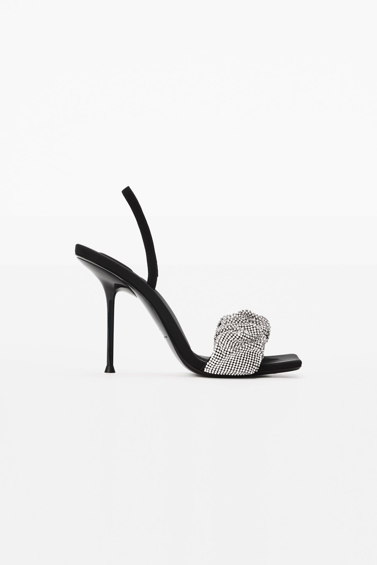 JULIE CRYSTAL SCRUNCHIE SANDAL IN CRYSTAL | Alexander Wang