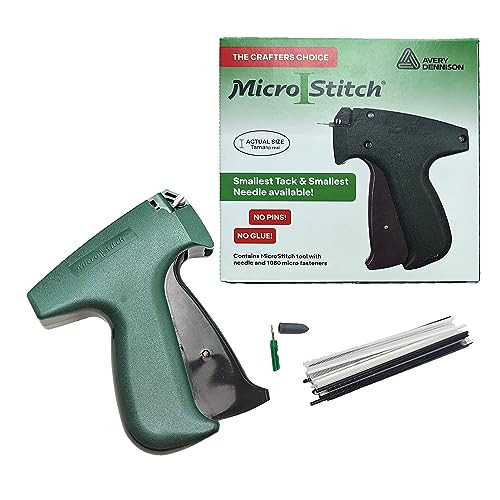MicroStitch Tagging Gun Kit – Includes 1 Needle, 600 White Fasteners & 480 Black Fasteners (Starter Kit) | Amazon (US)