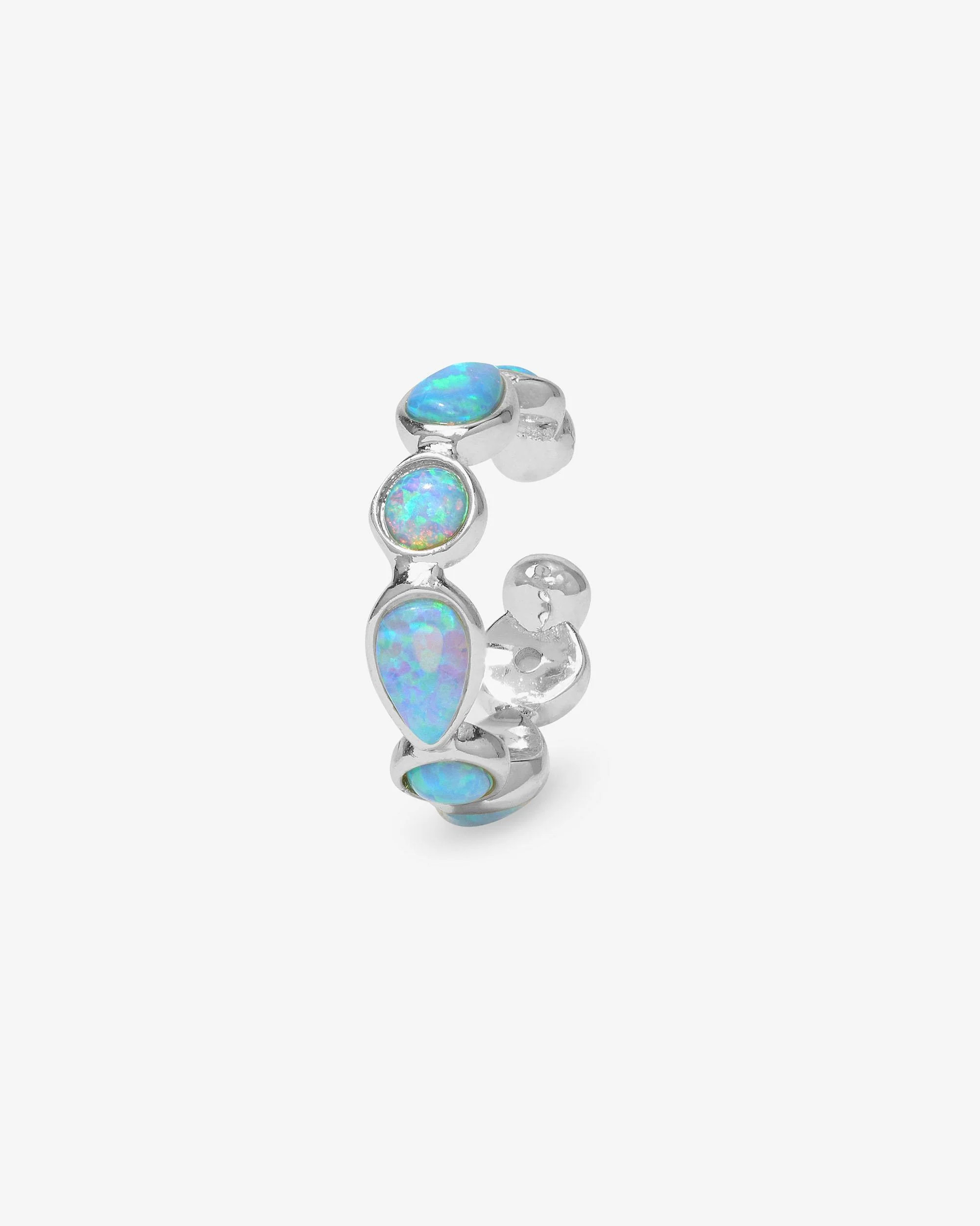 Isla Ear Cuff - Silver|Blue Opal | Melinda Maria Jewelry