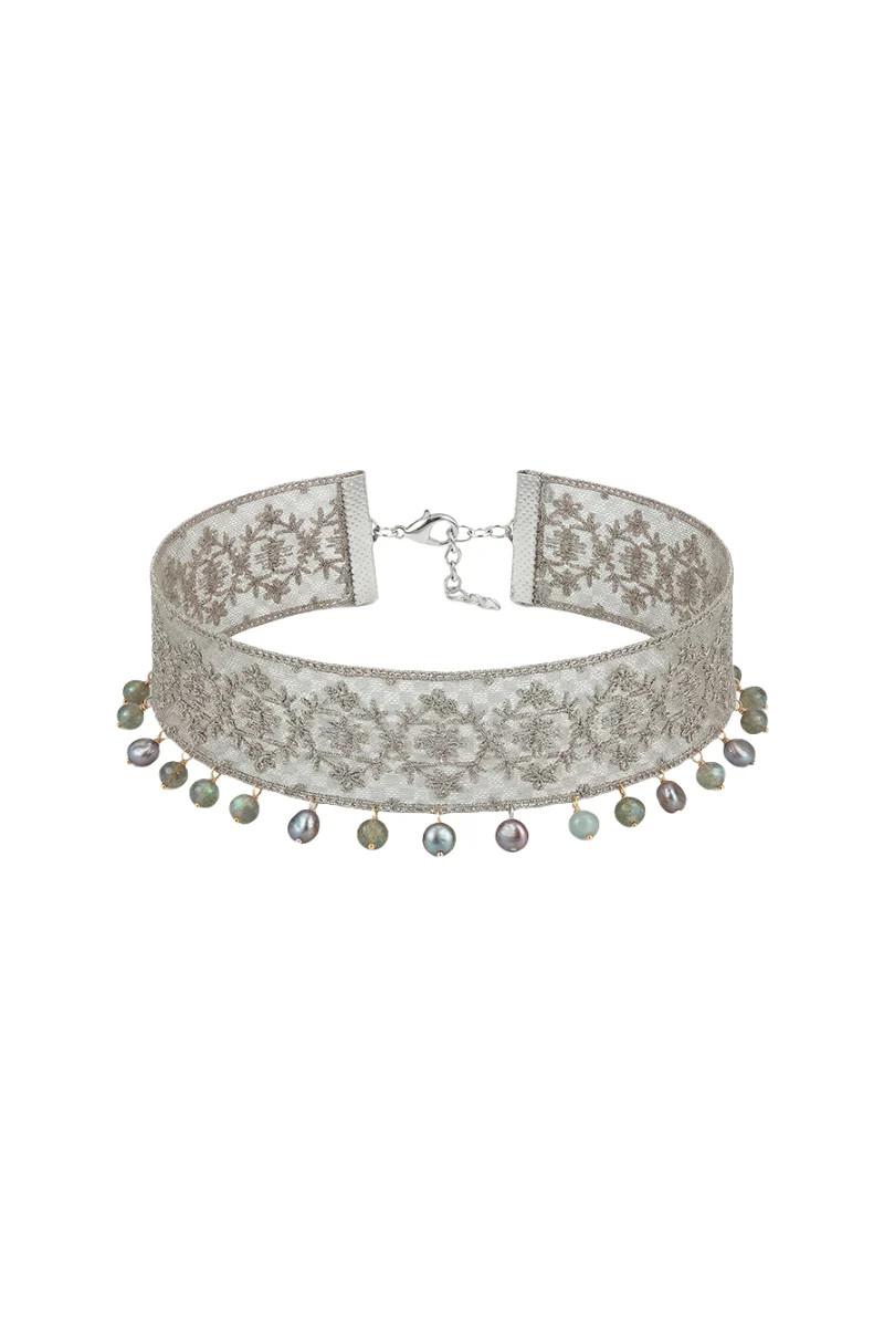 LAIA SILVER CHOKER | LAVANI JEWELS | CULT MIA | CULT MIA UK LTD