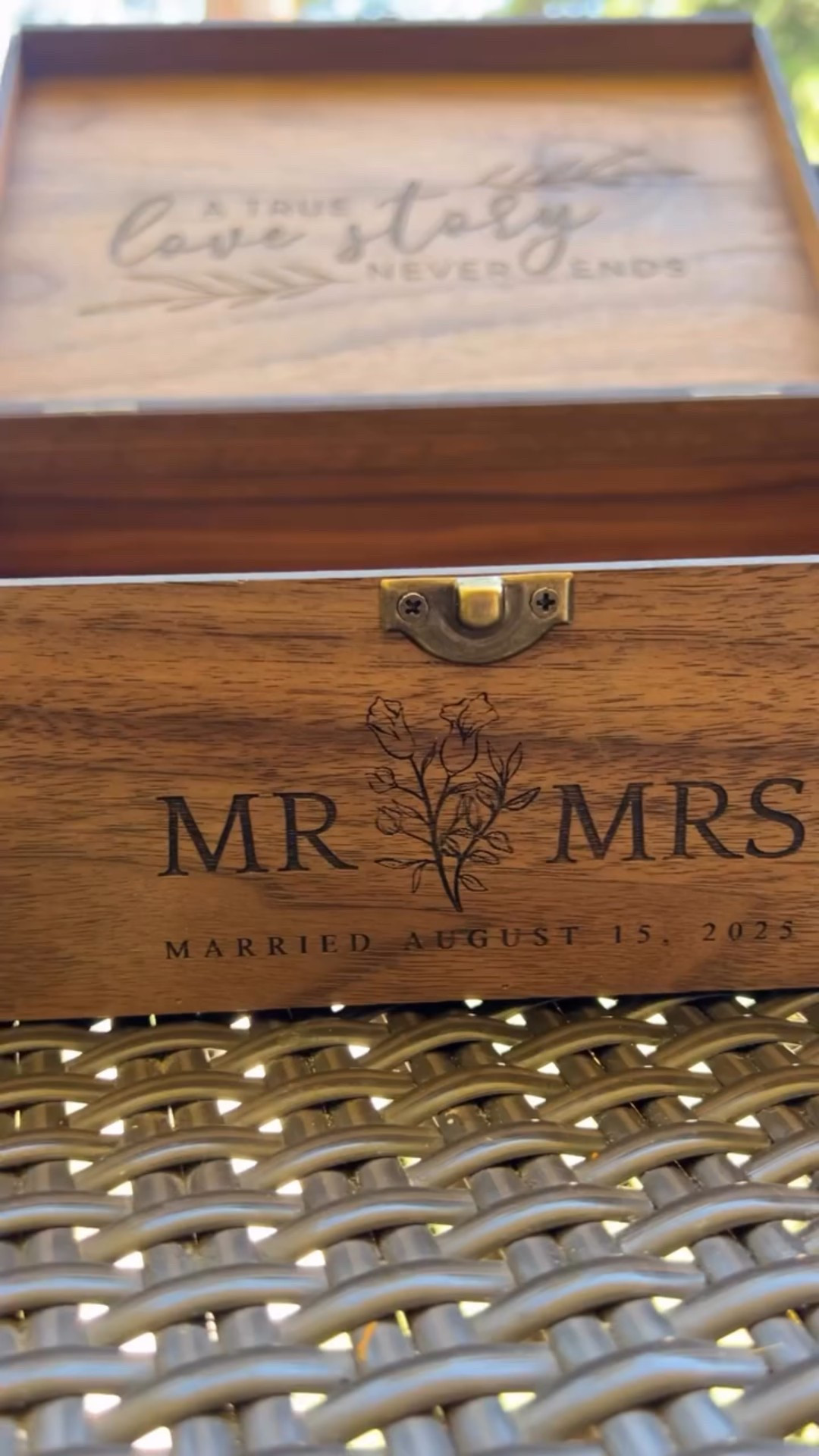 The thoughtful gifts my husband and I exchanged. Comment GIFTS below to receive the link to everything we gave each other!🤍✨

One of my favorite moments from our wedding weekend was exchanging gifts with each other + letters we each read the morning of.

My husband surprised me with the most thoughtful engraved wood box and ring dish which was such a sweet nod to our Into the Woods theme. 

I gave him an embroidered handkerchief, an engraved green wooden pocket knife (because he’s never without one!), and a little photo square for the back of his tie so he could carry us with him all day.

These meaningful gifts felt so tender and personal and gave us a moment to slow down…just us, before everything began. 

⬇ https://liketk.it/5mJL7 #ltkwedding #magicalmoments #wedding #thoughtfulgifts #giftsforhusband #giftsforwife #intentionalliving #sothisislove #intothewoods #giftideas #lovestory #itsalovestory #diyweddings #diywedding