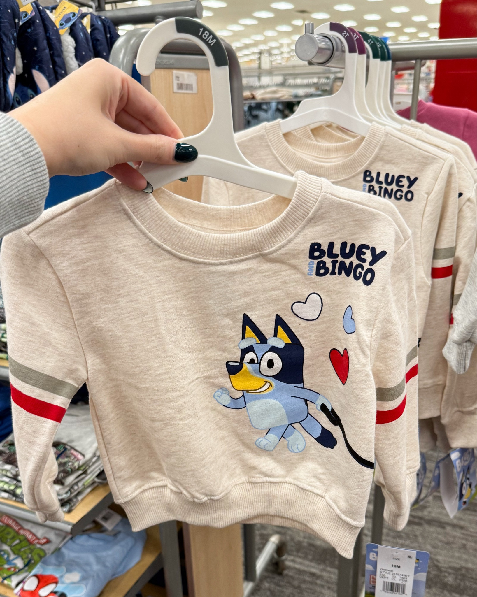 Bluey sweatshirt for Valentine’s Day for toddler boys!! 💌💙 how cute with Bingo on the back! $12! #toddlers #TargetFinds #target #boymom #bluey #valentinesday

#LTKmomlife #LTKHoliday #LTKKids