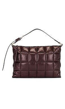 ALLSAINTS Edbury Quilt Bag in Oxblood Brown from Revolve.com | Revolve Clothing (Global)