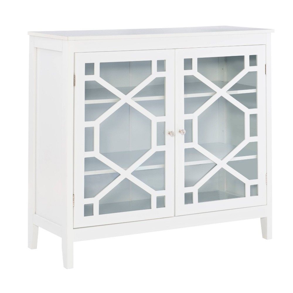 Fetti Large Cabinet White - Linon | Target