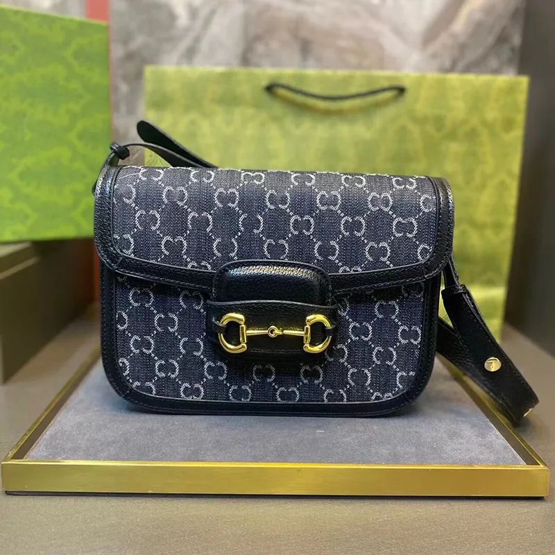 Luxury Handbag 1955 Series Saddle Bag Wallet Purses Shoulder Crossbody Designers Tote Dot Double ... | DHGate