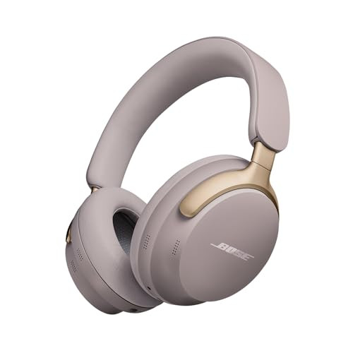 NEW Bose QuietComfort Ultra Wireless Noise Cancelling Headphones with Spatial Audio, Over-the-Ear Headphones with Mic, Up to 24 Hours of Battery Life, Sandstone - Limited Edition | Amazon (US)