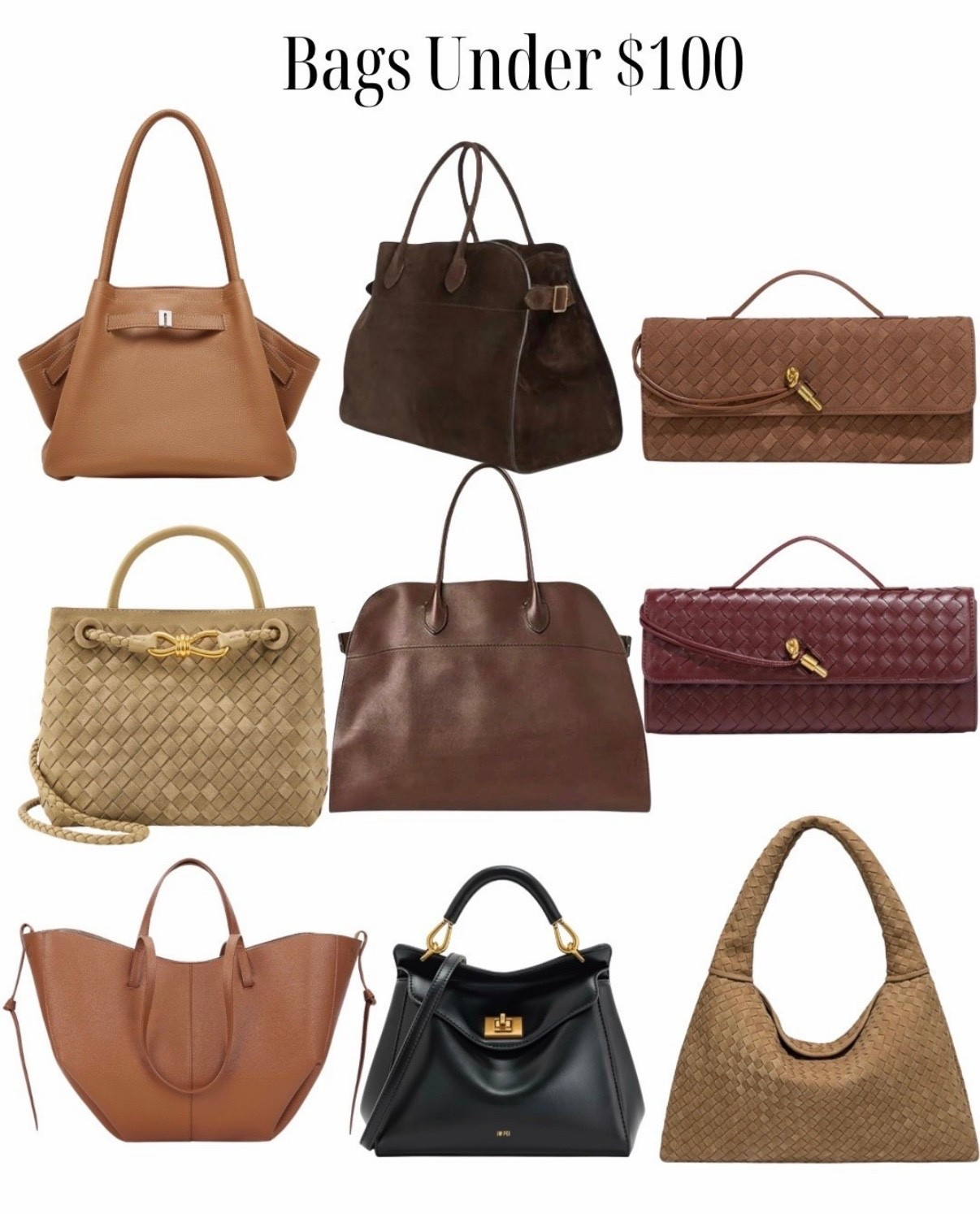 Amazon bags under $100
#amazon #bag #amazonfashion #tote #suede #leather 

#LTKFindsUnder100 #LTKSeasonal #LTKItBag