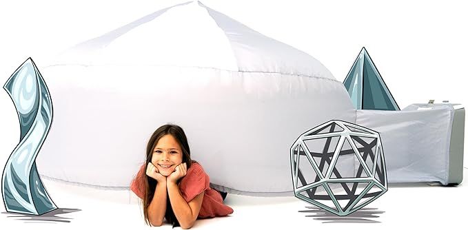 The Original AIR FORT Build A Fort in 30 Seconds, Inflatable Fort for Kids (Mod About Gray) | Amazon (US)