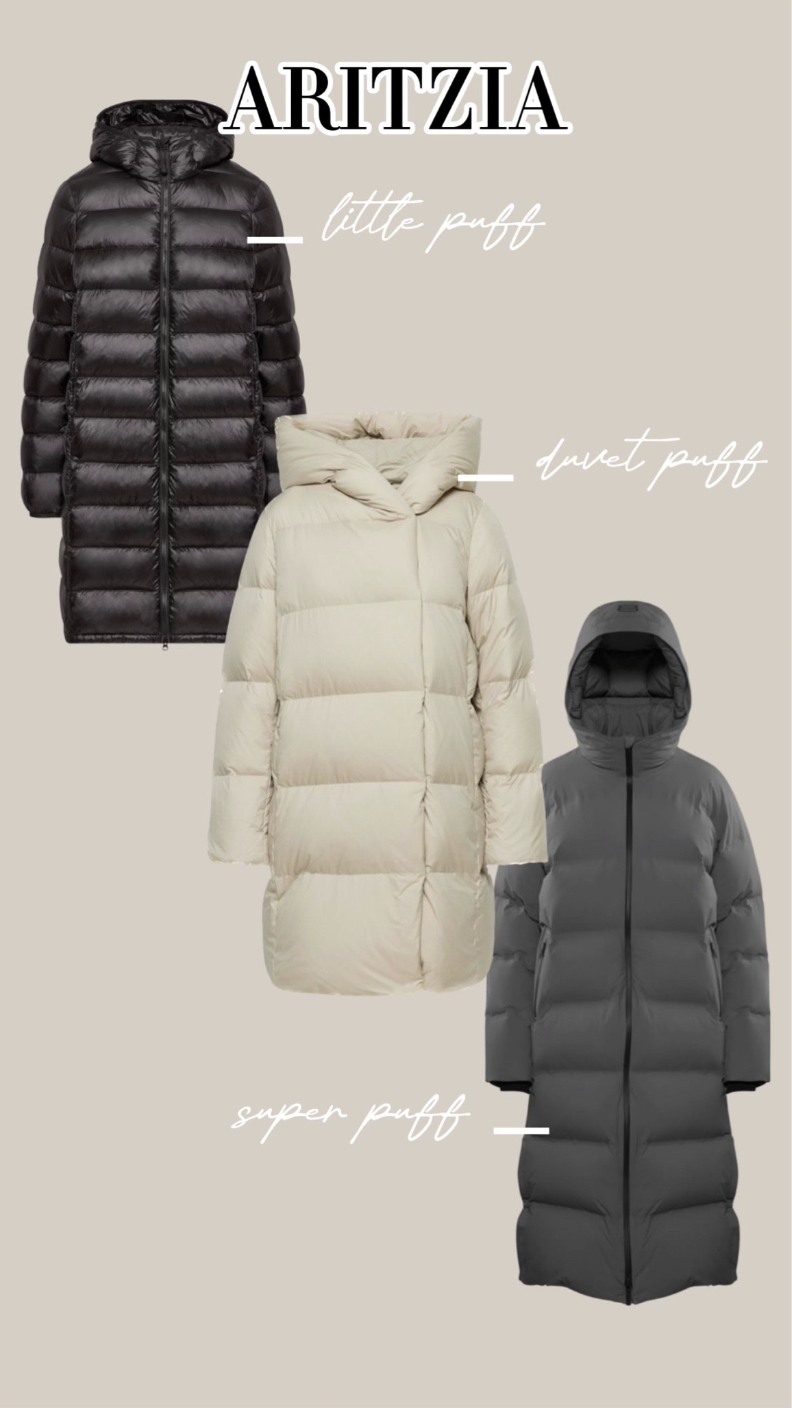 Aritzia puffer outlet long