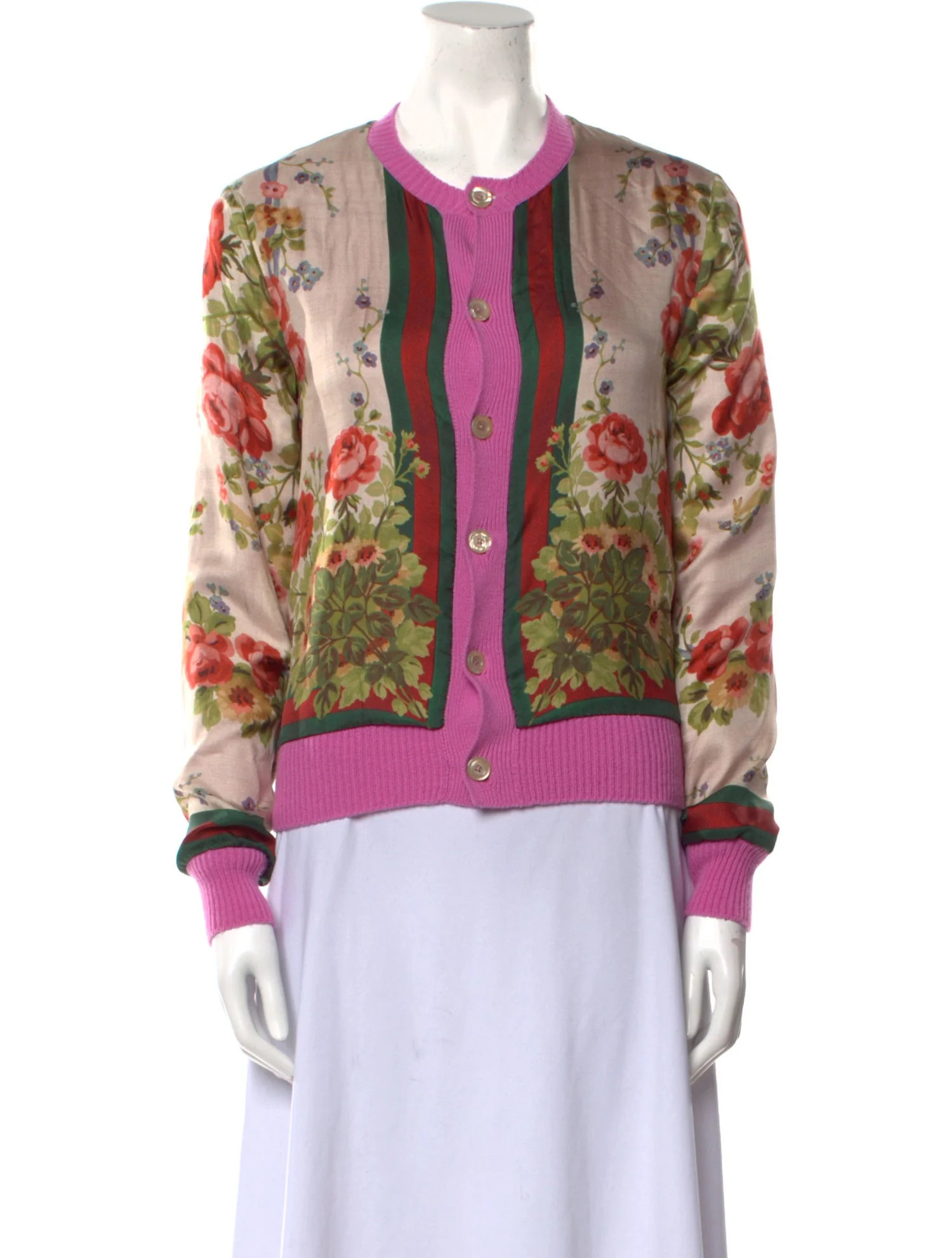 Silk Printed Sweater | The RealReal