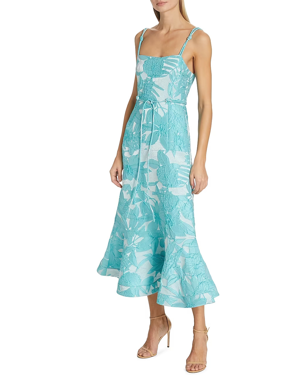 Delphine Floral-Patterned Midi-Dress | Saks Fifth Avenue