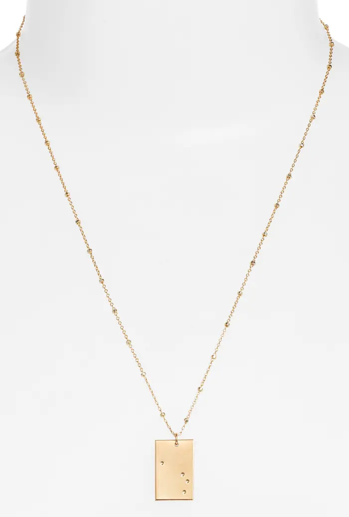 Zodiac Constellation Pendant Necklace | Nordstrom