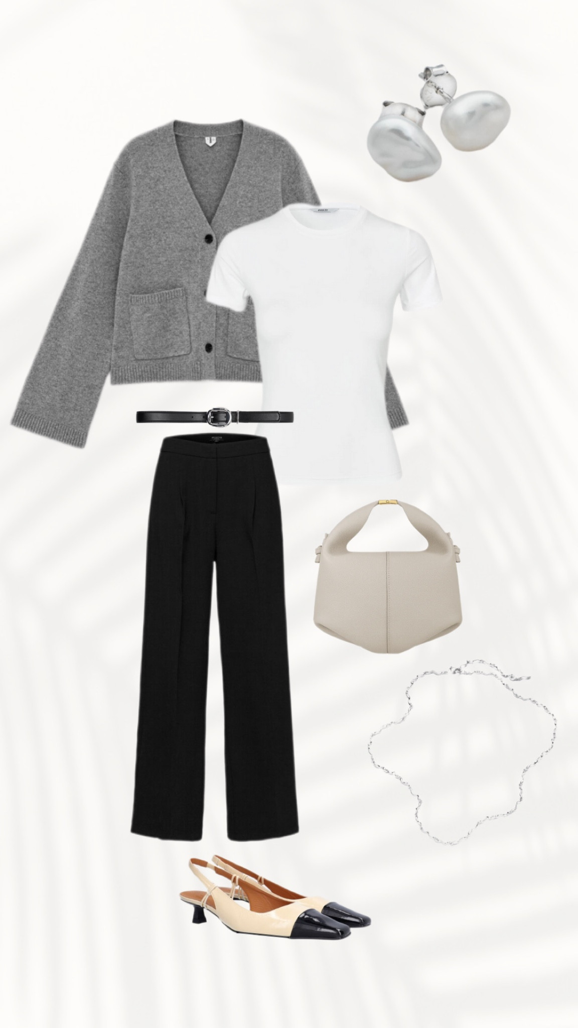 A chic, everyday outfit with a cardigan as the main piece. Don’t forget to accessorize with a tonal bag and jewellery ✨
Cardigan- exact 
Tee - Envii 
Trousers- Selected 
Belt - mango 
Sling backs - billi bi
Bag - polene

#LTKeurope #LTKmodest #LTKwinter