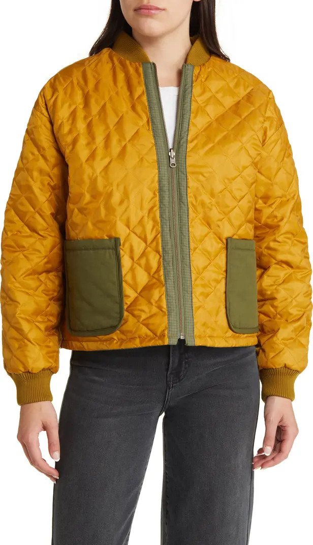Reversible Multicolor Quilted Down Jacket | Nordstrom