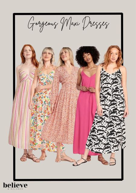This summer maxi dresses are perfect for your summer outfits and any resort wear outfits or vacation outfits.  These dresses are also perfect for a date night outfit or a baby shower outfit. 

#LTKSeasonal #LTKFind #LTKstyletip