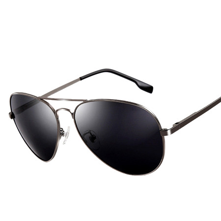 Women s Black Aviator Sunglasses Classic Oversized Sunglasses UV400 Protection Gold Frame Purple Len | Walmart (US)