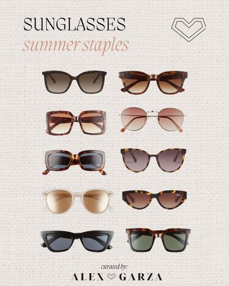 Summer sunglasses - under $100! Love all these frames 

#LTKstyletip #LTKunder100 #LTKSeasonal