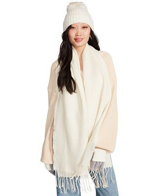 Cozy Blanket Scarf with Fringe Detail | Macy's