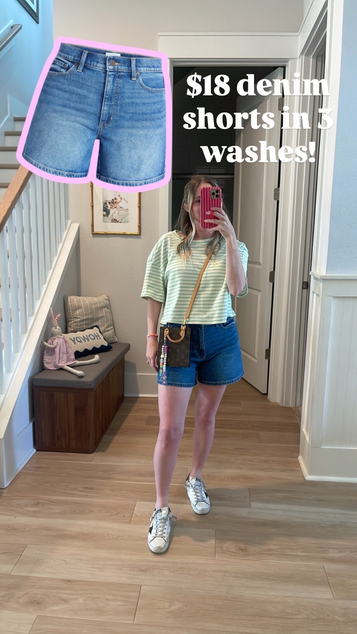 Affordable denim shorts that come in 3 washes for $18! I’m wearing a size 4 and I’m 5’2” 

Walmart denim shorts. Walmart finds. Summer style. Postpartum style. 

#LTKootd #LTKmomlife #LTKPetite