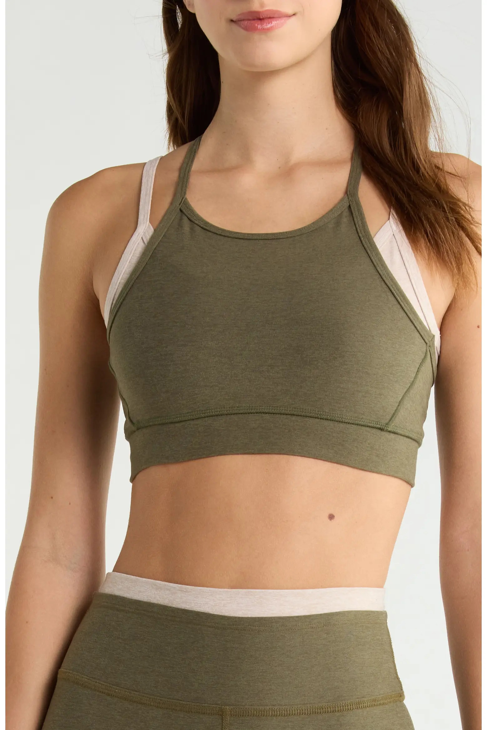 Space Dye Long Layered Bra (Women) | Nordstrom | Nordstrom
