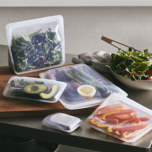 stasher® Silicone Reusable Snack Bag Clear | The Container Store