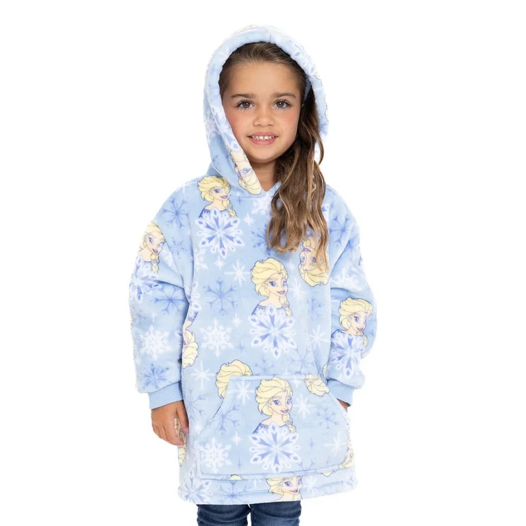 Disney Frozen Elsa Toddler Girl Super Soft Snugit Hoodie, Sizes 12 Months-5T | Walmart (US)